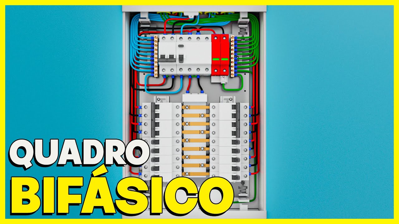 COMO MONTAR QUADRO BIFÁSICO ESPINHA DE PEIXE (COM BARRAMENTO)
