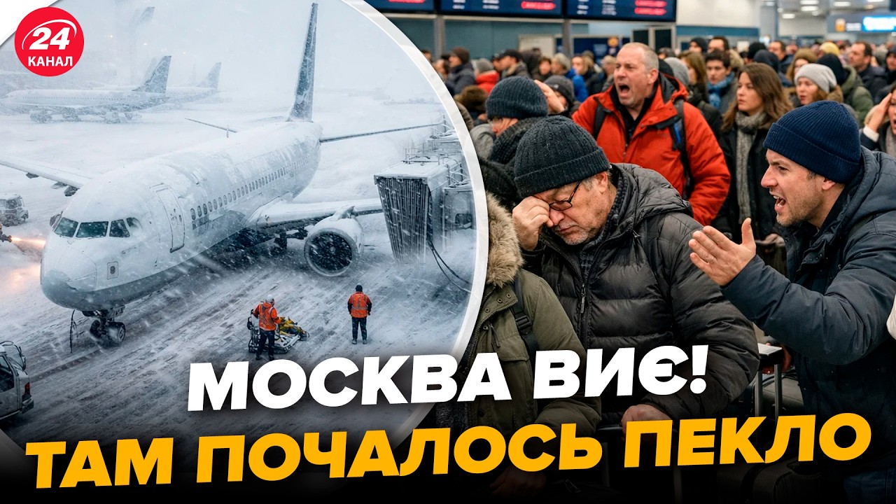 😲ТОТАЛЬНЫЙ АПОКАЛИПСИС в РФ! Аэропорты УШЛИ ПОД СНЕГ. Самолеты выкапывают ЛОПАТАМИ. Россияне ИСТЕРЯТ