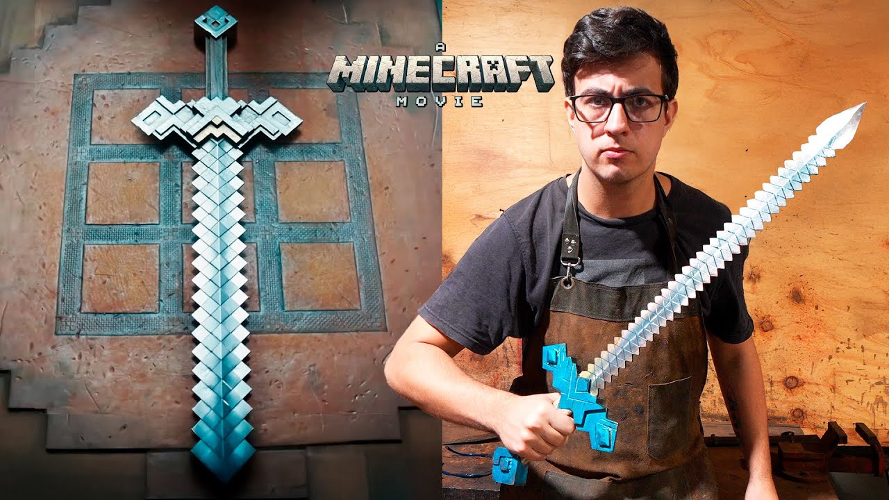 Forjamos la Espada de Minecraft en la Vida Real