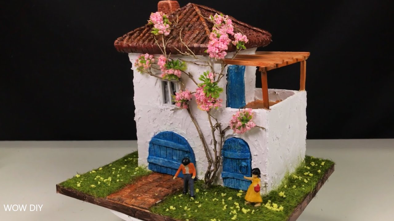 Diy mini house craft
