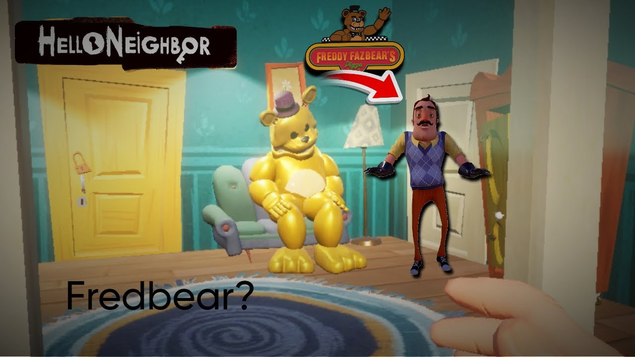 Komşum Ayı Oldu! (Hello Neighbor Fredbear Runaway)
