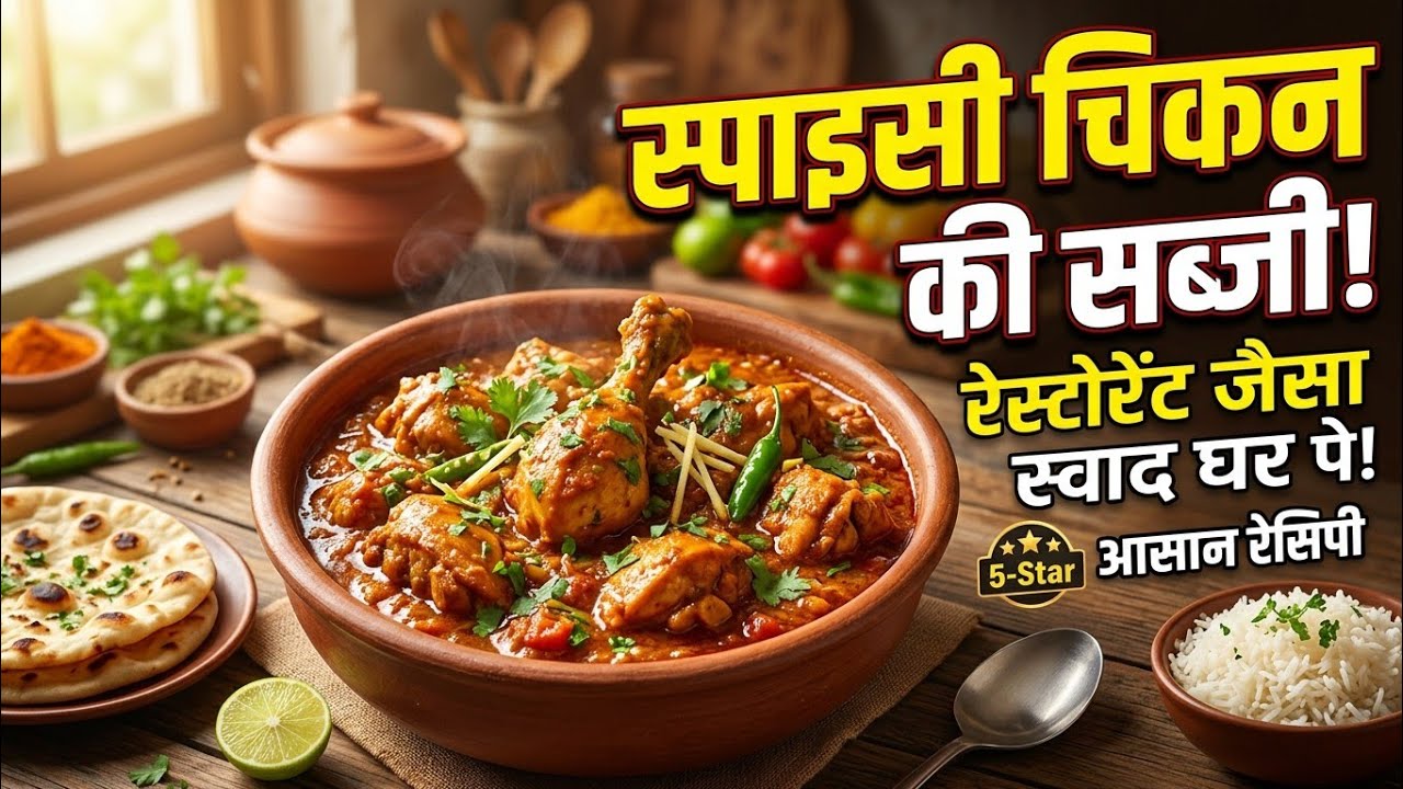चिकन की सब्जी🍗🍗🍗🐔😛😘🥰बनाये और सबको खिलाये
