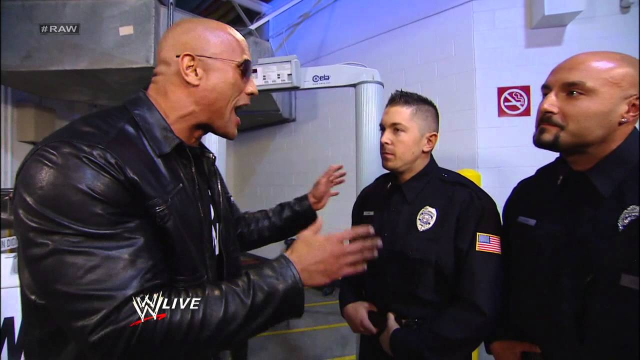 Vickie Guerrero bans The Rock from entering the HP Pavilion: Raw, Jan 21, 2013