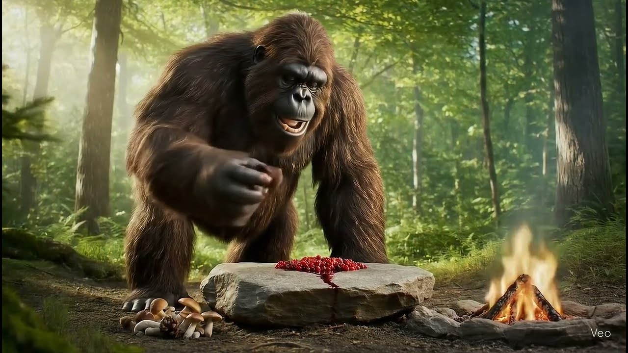 Bigfoot’s Forest Cooking Fails | Funny Bigfoot Vlog | Wild Cooking Disasters