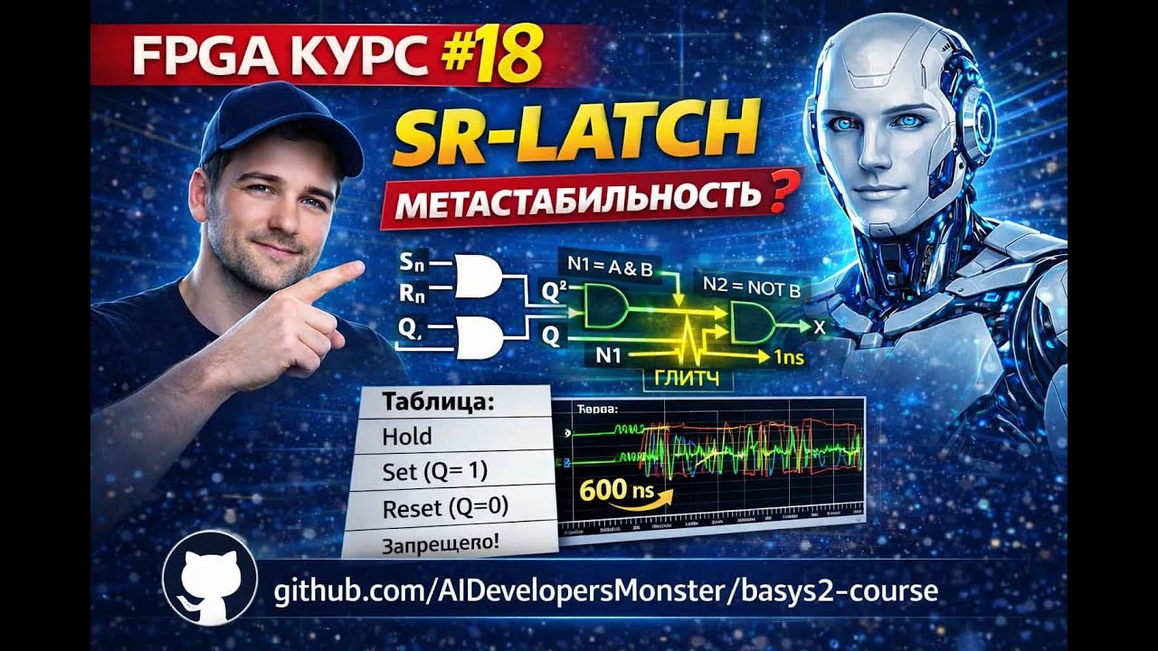 #18  Basys2 SR-LATCH / Метастабильность