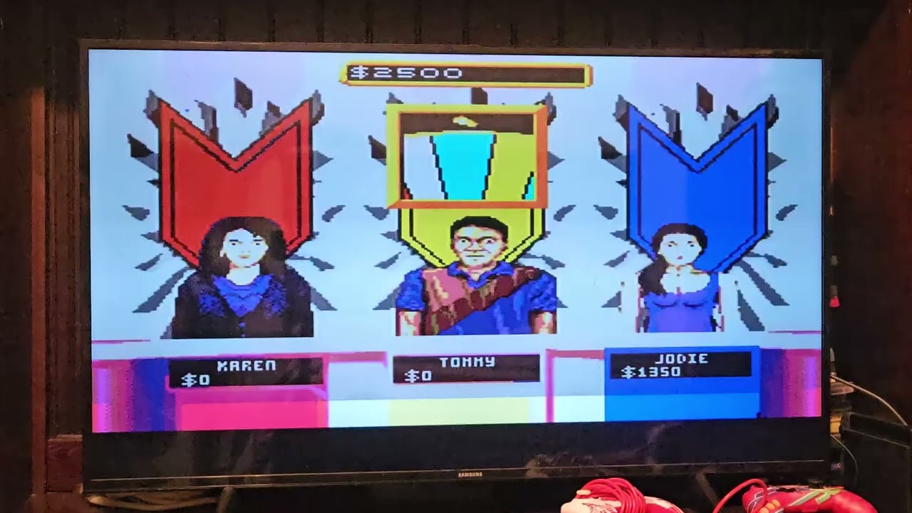 I play as Auntie Karen on Wheel of Fortune for the Sega Genesis