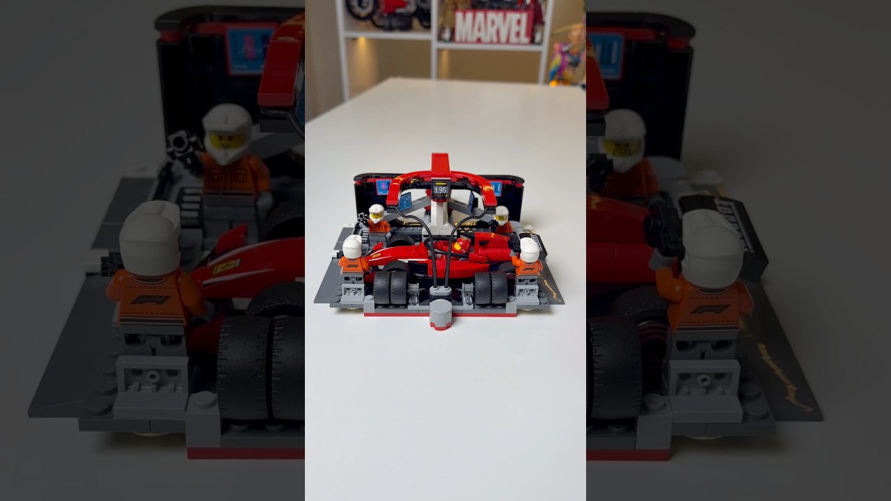 Is this the fastest LEGO F1 pitstop?#lego #rlfm #60443 #formula1 #legoformula1 #pitstop #ferrari
