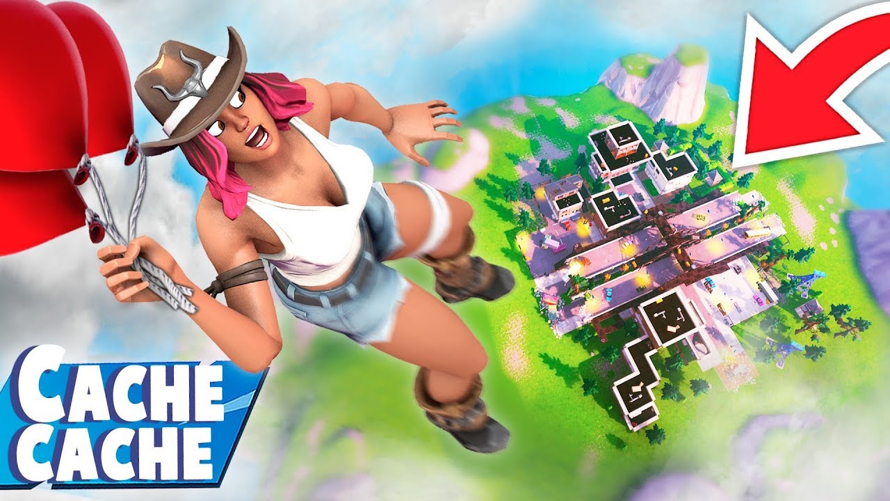 LA MEILLEURE CACHETTE DE L'UNIVERS !! (cache cache map créatif fortnite)