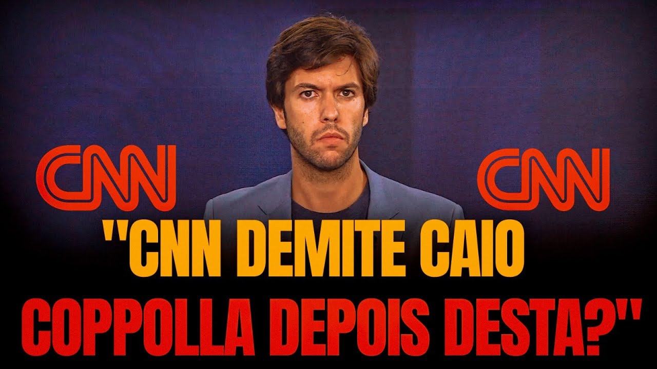 Caio Coppola fez o inesperado ao vivo na CNN