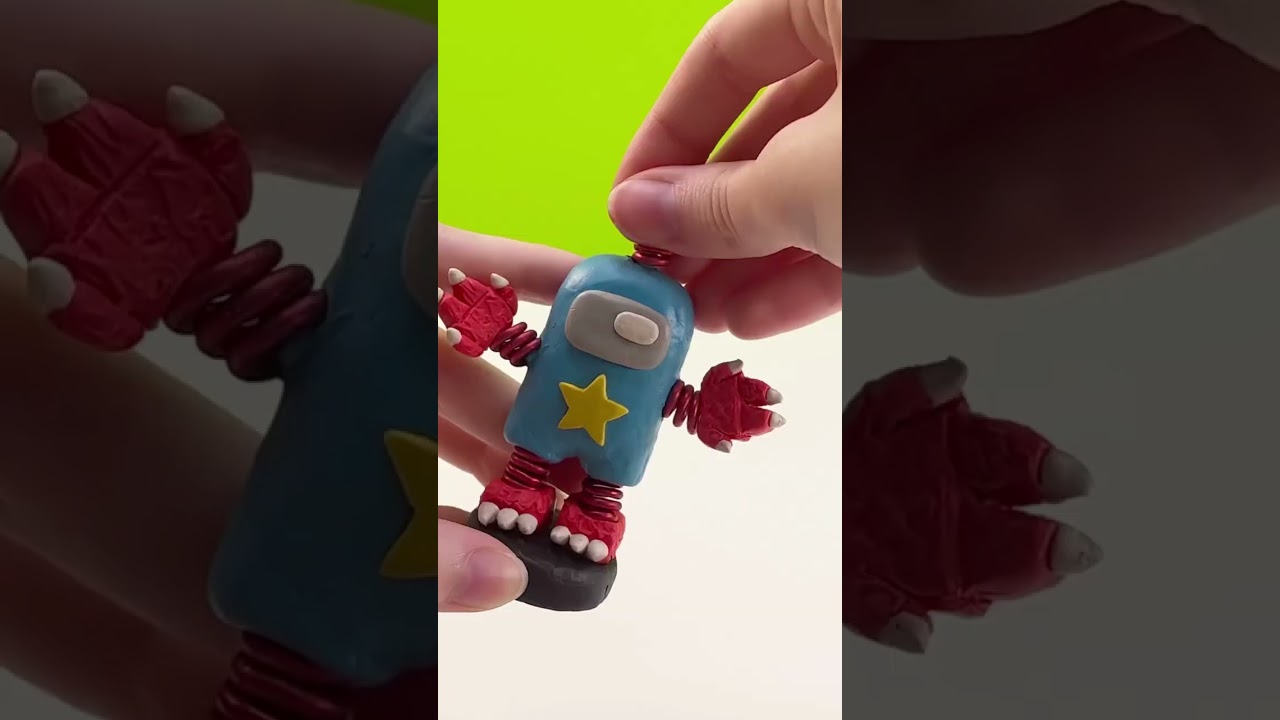 Making Boxy Boo from Project: Playtime as Impostor in Among Us ► EASY Clay 