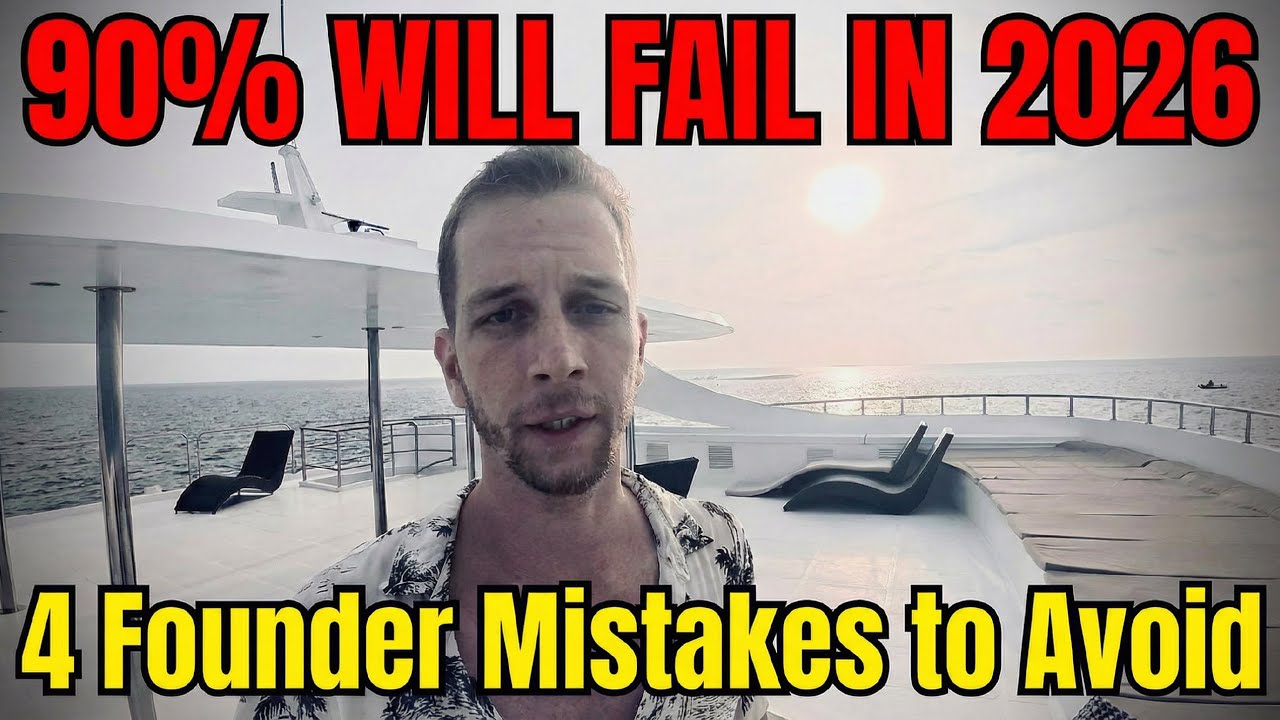 90% of Founders Will Fail in 2026 - Avoid These 4 Mistakes.