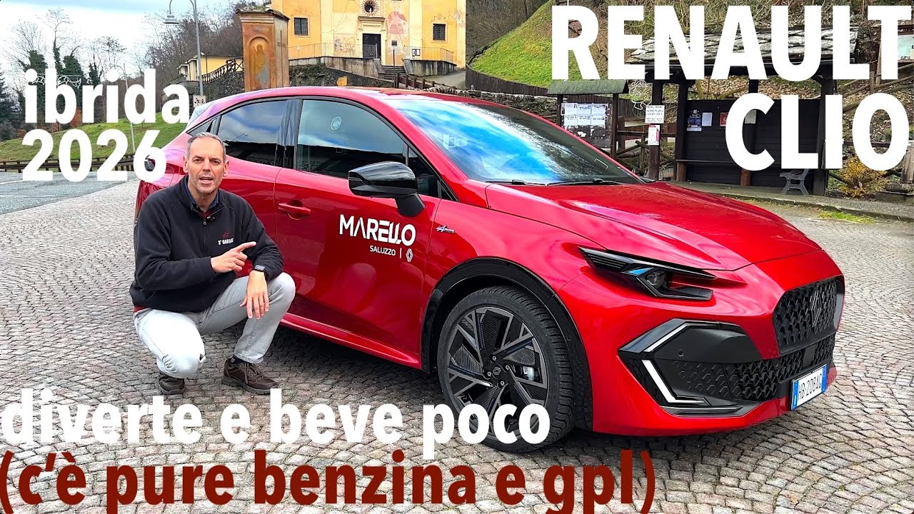 Renault Clio 2026 E-tech full hybridD: 160 cavalli divertenti e consumi ok. Presto anche GPL