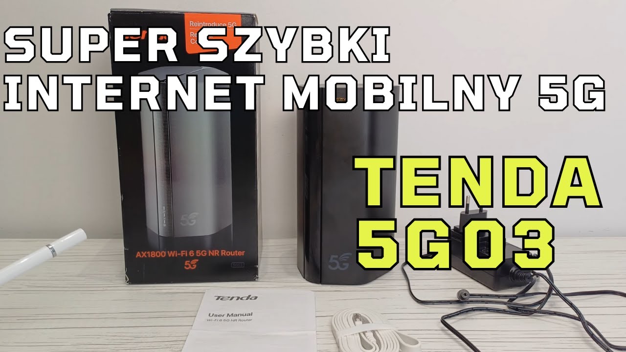 TENDA 5G03  i szybki Internet 5G w paśmie N78 -recenzja / test