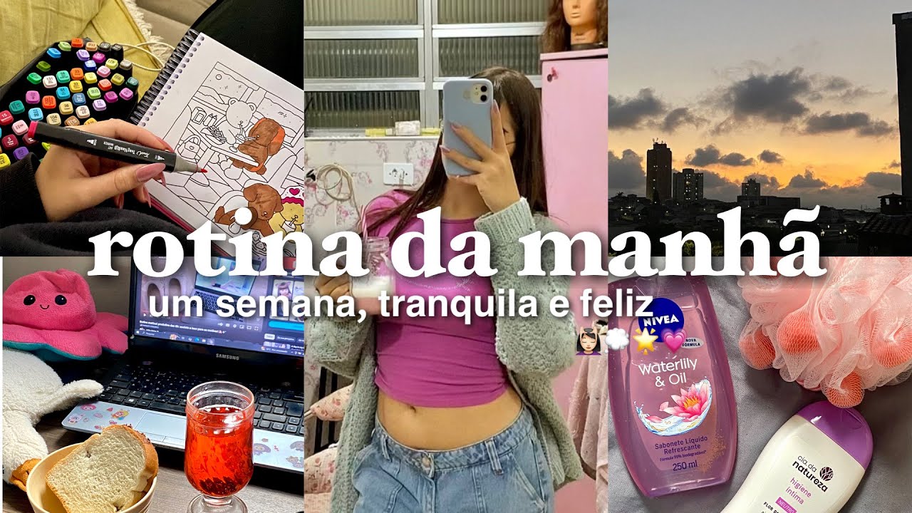 Vlog: minha rotina da manhã | exercícios, devocional, autocuidado, skin care, rotina produtiva 