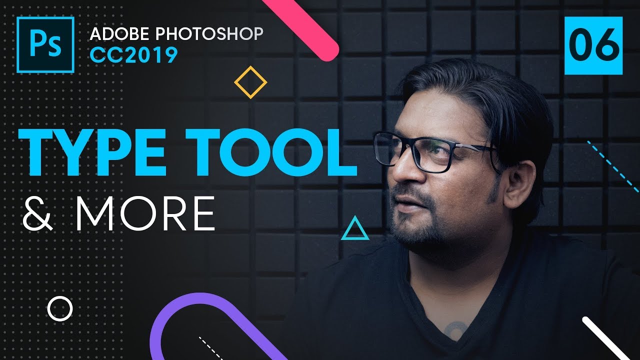 How to use Type tool, Character, Anti Aliasing & Paragraph panel in Photoshop  | Episode 6