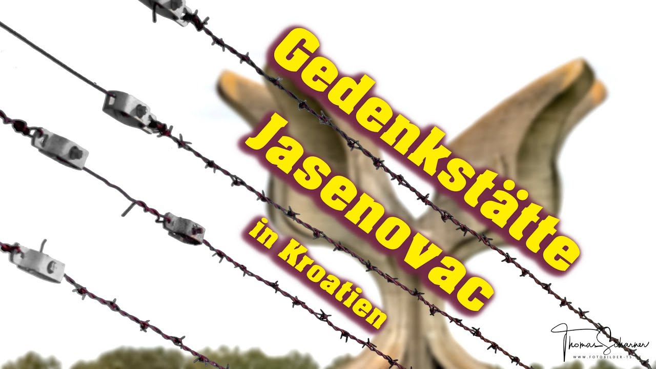 Besuch der Gedenkstätte Jasenovac in Kroatien, Platz eines früheren Konzentrationslagers