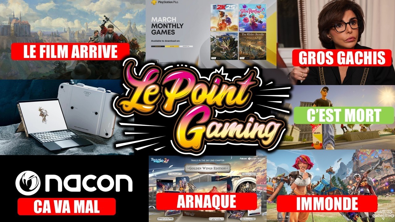 🔥ACTU GAMING DU JOUR (26/2): DATI FAIT NIMP, NACON COULE? PS PLUS NAZE, KINGDOM COME LE FILM,HORIZON