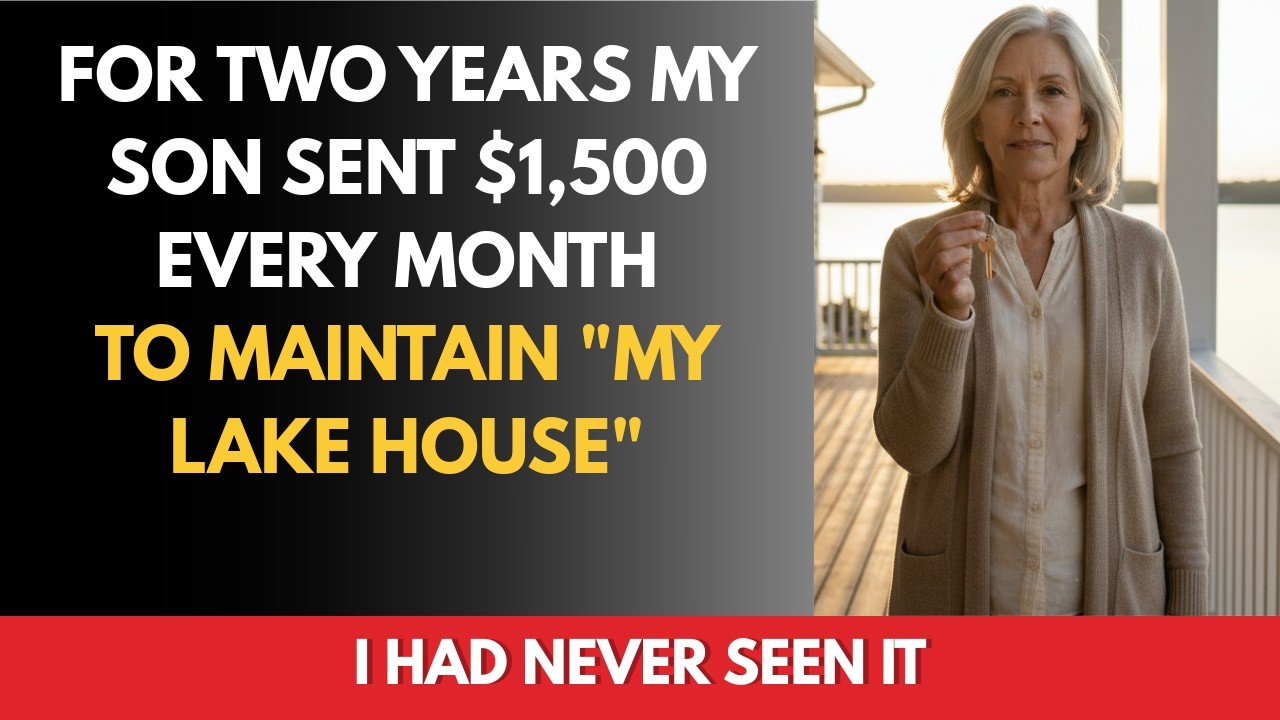On Thanksgiving, My Millionaire Son Asked About the Lake House He “Gave” Me… I Never Got One