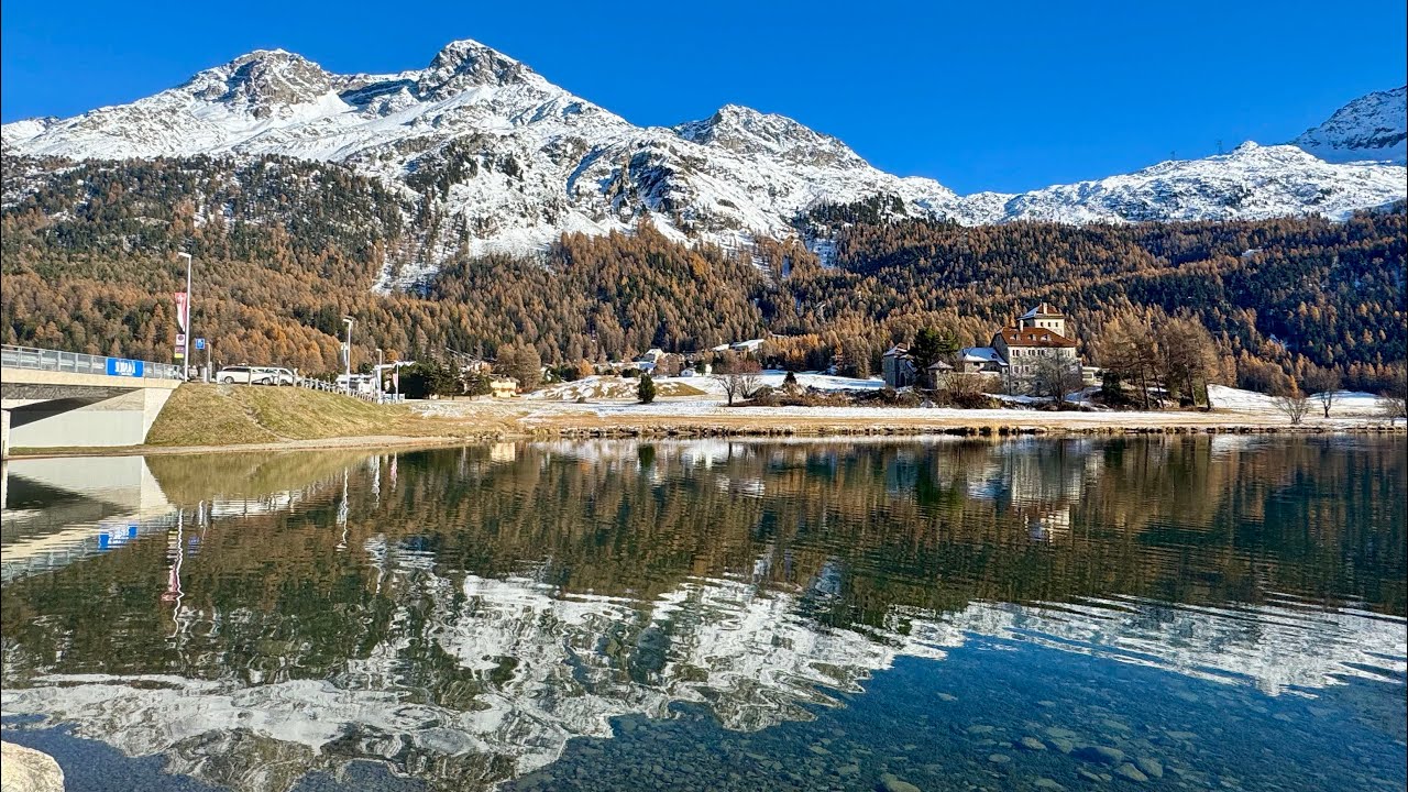 Autunno in Engadina (Svizzera).