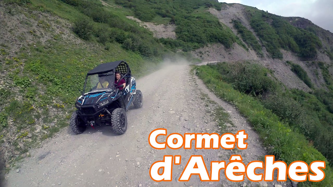 Cormet d'Arêches à moto (portion offroad)