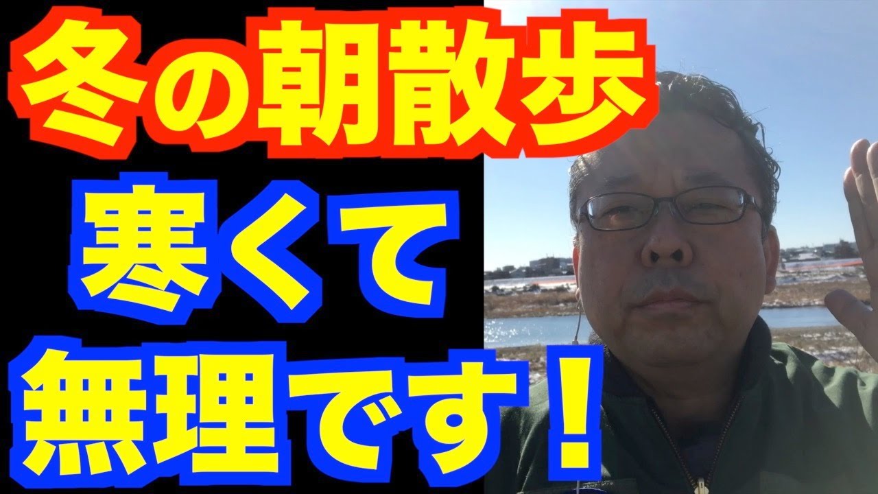 冬の朝散歩について 〜 メンタル療養で最も重要なこと【精神科医・樺沢紫苑】