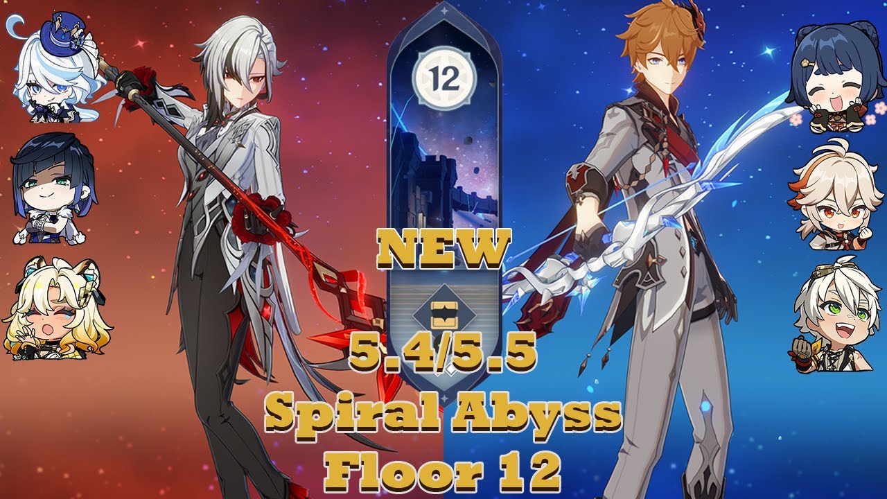 [5.4/5.5 Abyss] Arlecchino Vaporize & Childe International Spiral Abyss floor 12 | Genshin Impact