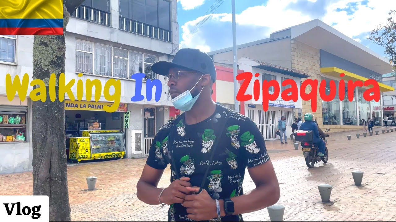 Walking in Zipaquirá Colombia