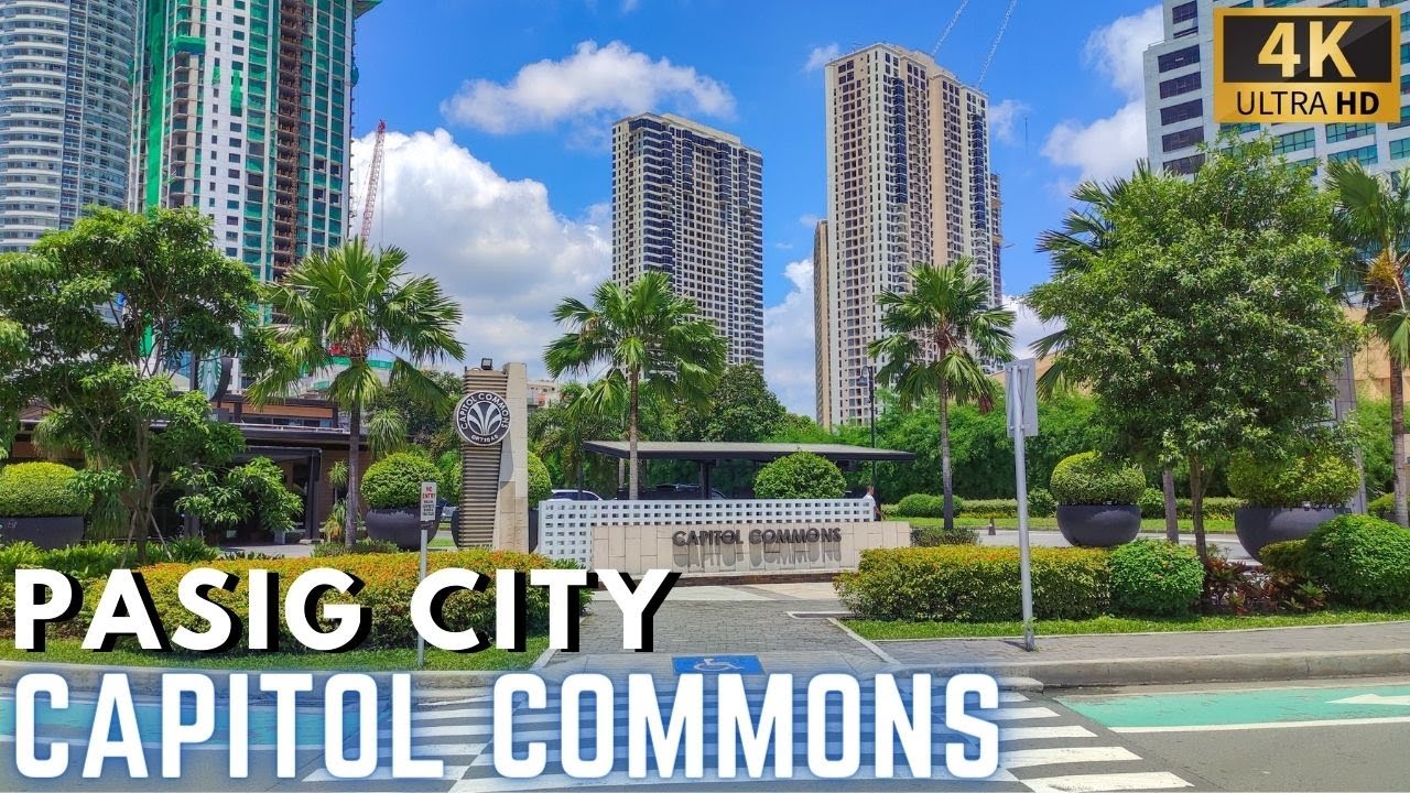 A Modern Place in PASIG CITY - CAPITOL COMMONS Walking Tour [4K] Philippines - August 2023