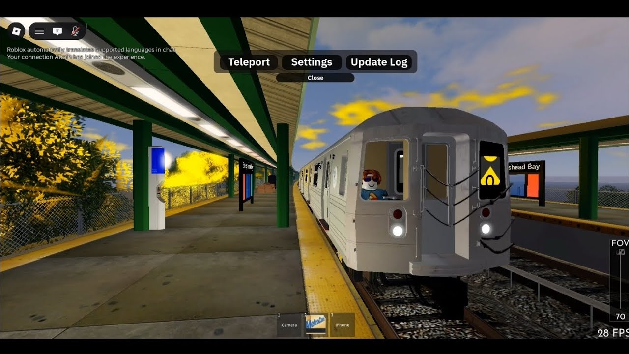 BMT Brighton Line: R68A B train on board and action
