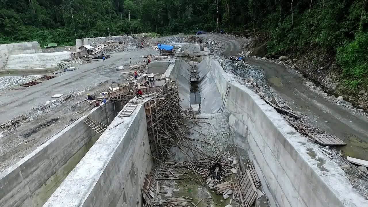 Kemajuan proyek PLTMH Batu Balai 30 Mei 2018