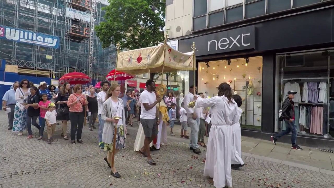 Corpus Christi Procession 3rd June 2018 Sheffield England