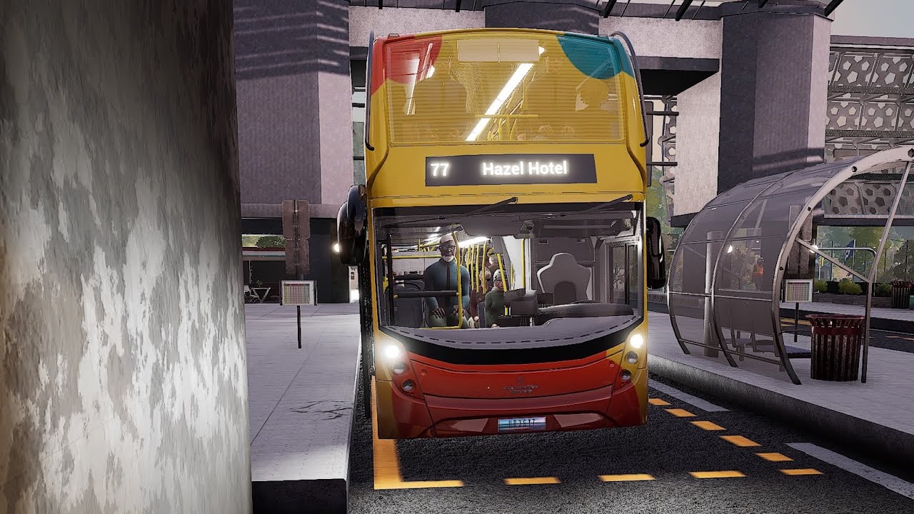 Bus Simulator 21 Next Stop-Route 77 Hazel Hotel-Alexander Dennis Enviro 500 (double decker)