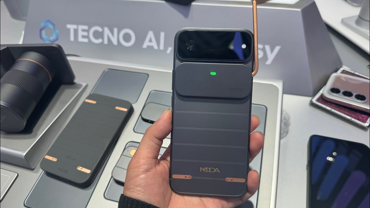 Tecno Modular Concept Phone Quick Look& Hands On At MWC20260 Spain. #tecno #mwc2026