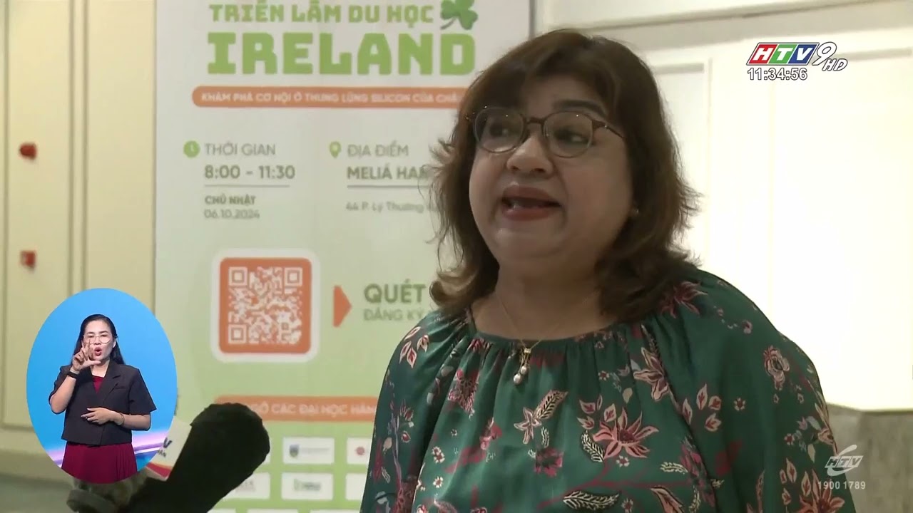 Triển lãm du học Ireland 2024 - HTV9