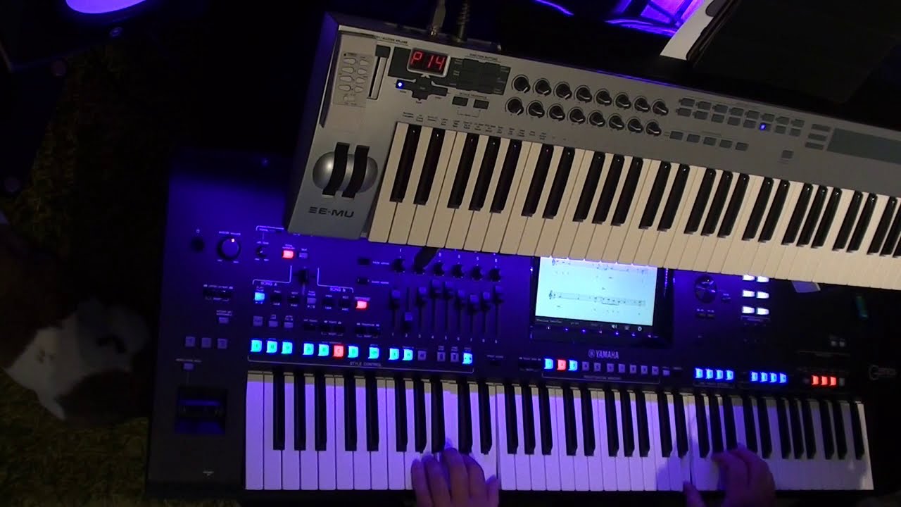 David Guetta Feat  Kelly Rowland   When Love Takes Over COVER by Albert on Yamaha Genos