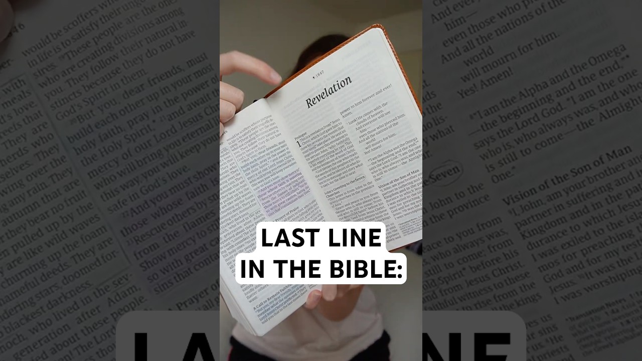 Shocking Last Line in The Entire Bible