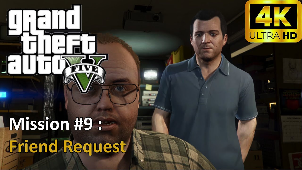 GTA 5 Story Mode &ndash; Mission #9 : Friend Request &ndash; (Michael) | PS5 4K 60FPS