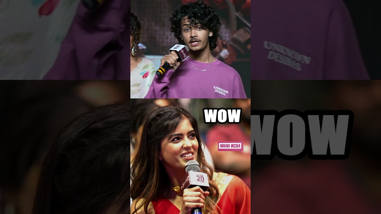 Actor Roshan Suprised On Stage With Mass Dialogues |Aruna Media