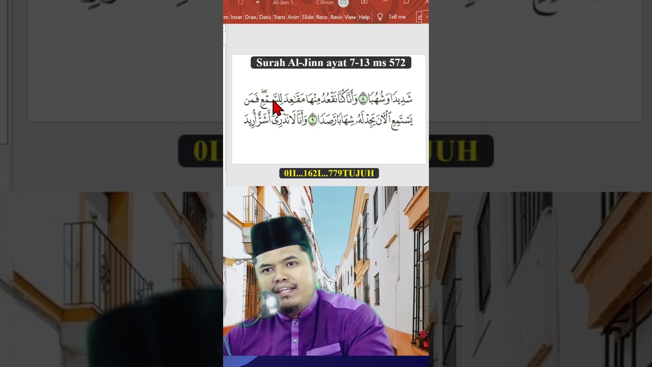 CEPAT QURAN TAJWID Ustaz Zul Apandi Surah Al-Jinn 7-13 ms 572