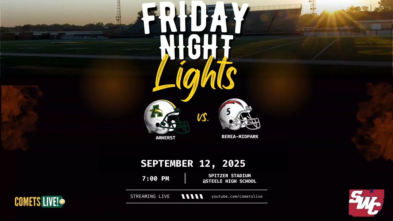 Amherst Comets Varsity Football vs. Berea-Midpark Titans