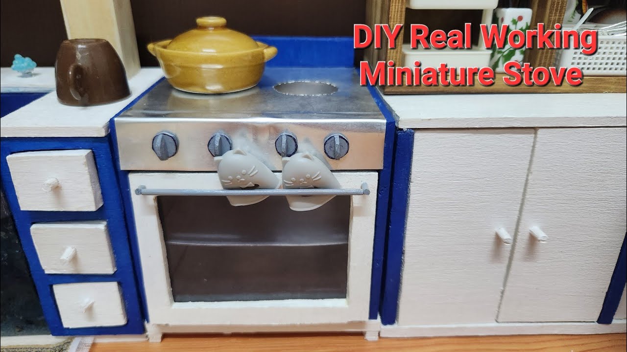 DIY Real Working Miniature Stove | Easy
