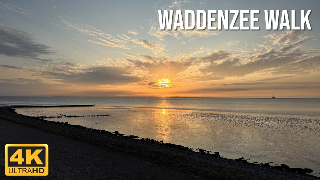 A relaxing 4K walk along the Waddenzee