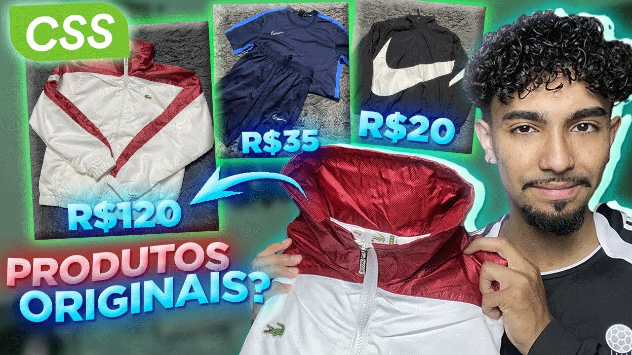 CHEGARAM MINHAS COMPRAS DO CSSBUY 5!  (Produtos Originais? Jaqueta Lacoste, Kit Nike)