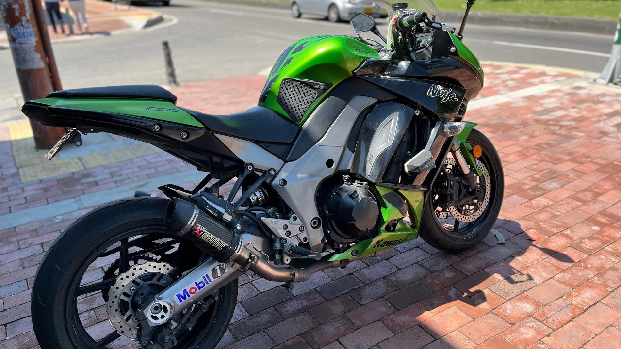 Kawazaki z1000 SX moto de alto cilíndraje muy económica en pleno 2023 😳 que sonido 🤤 y que tote⚡️