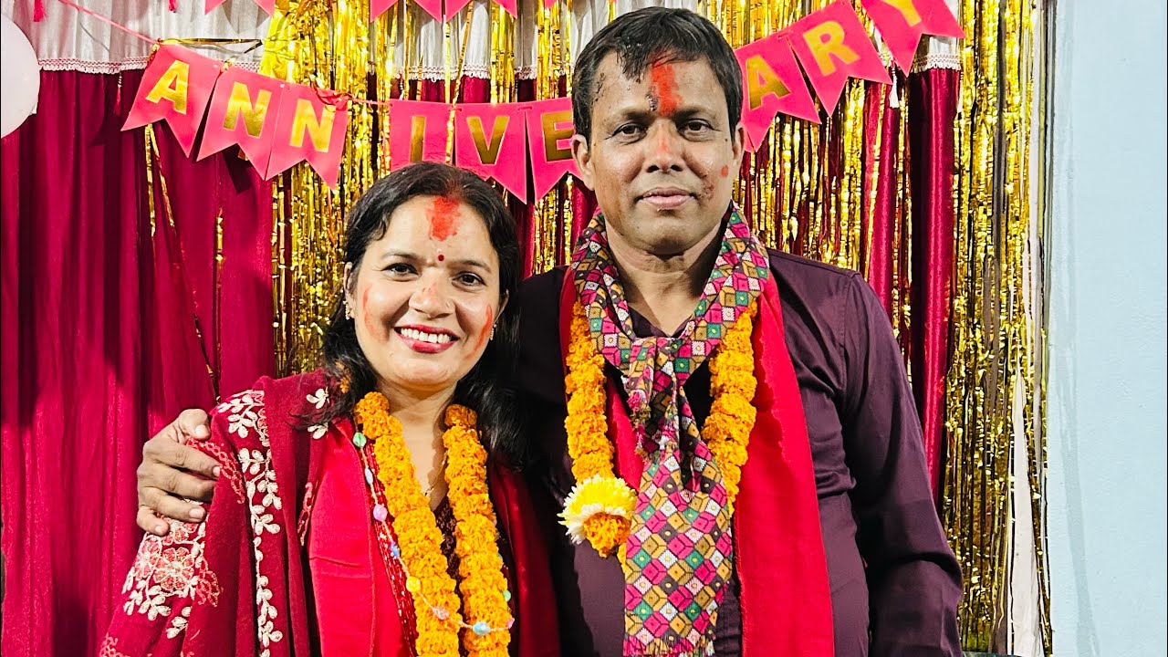 Bishnu ❤️ Anita 20th marriage anniversary 