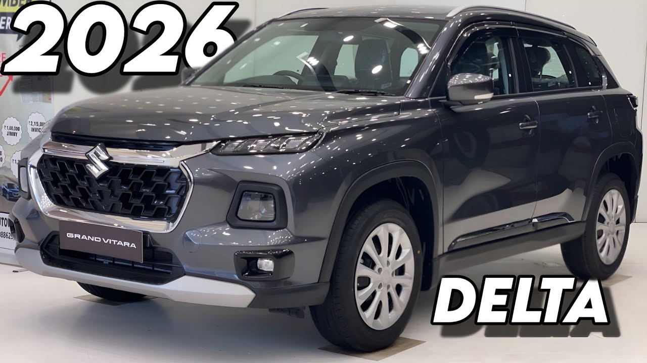 2026 Grand Vitara 2nd BASE Black🥵| 2026 Grand Vitara DELTA ₹12.10 LAKH Detailed Review & Features 