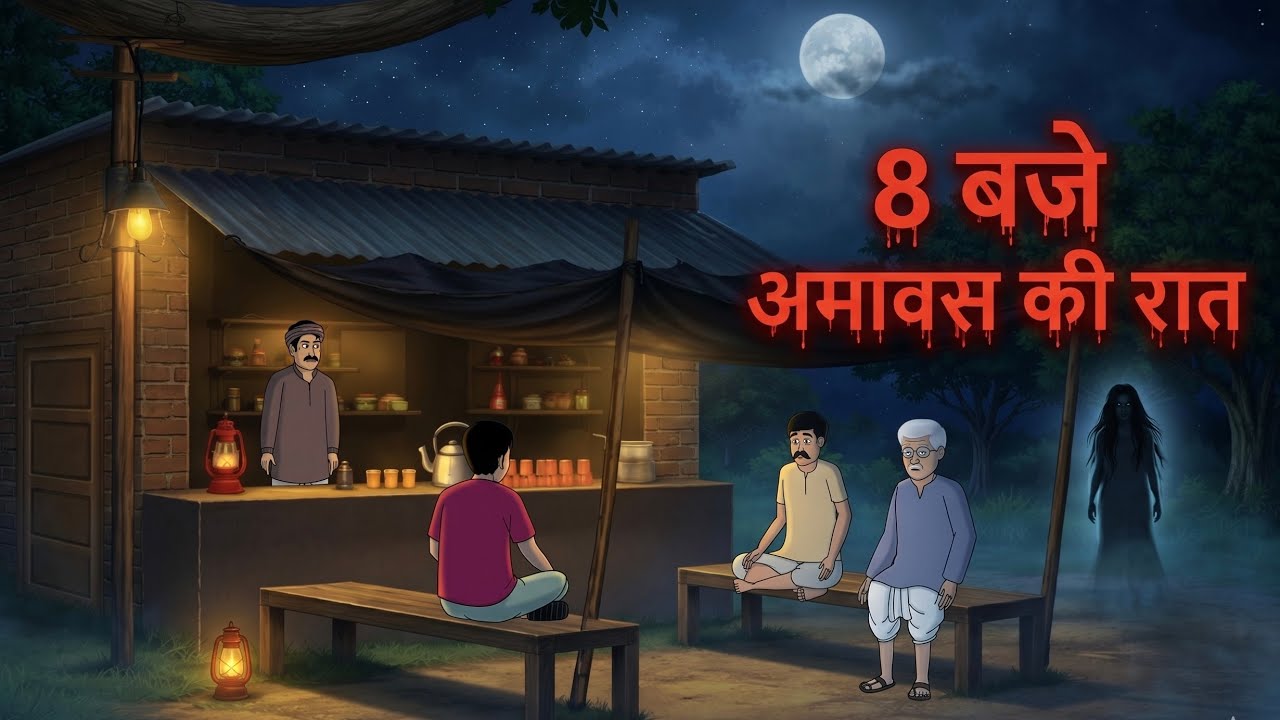 8 PM New Moon Night | Hindi Horror Story | Indian Village Haunted Story | The Last Night