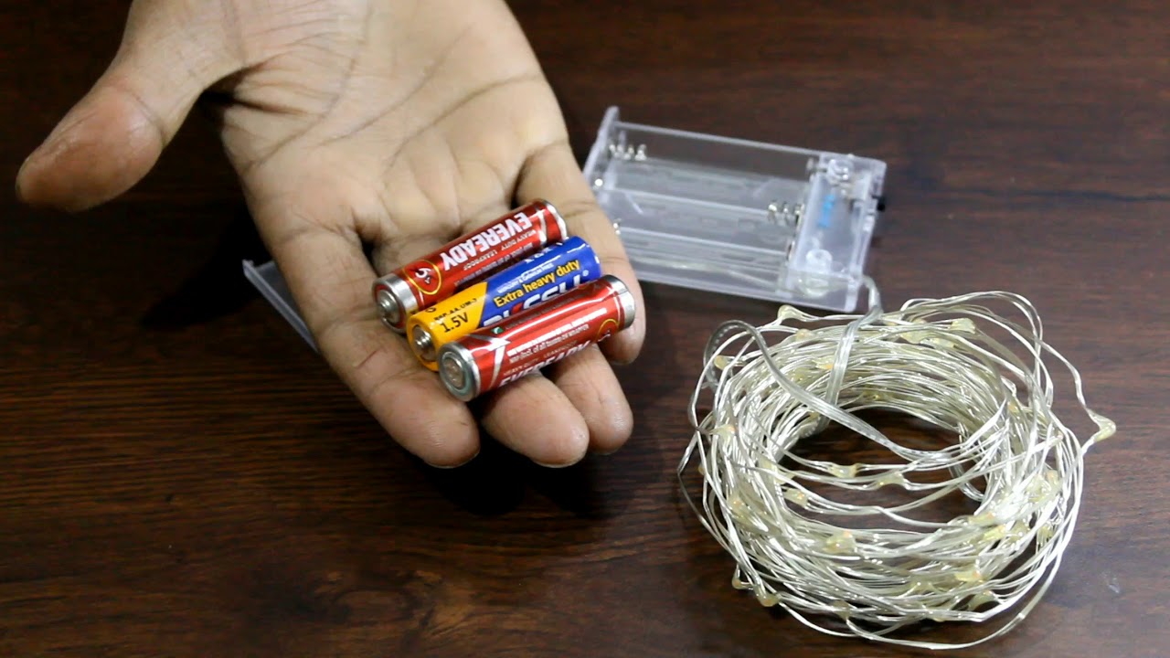 UNBOXING Fairy LED String Lights - 3AA Battery Operated| Pink Colour |10 metre -100 LED.