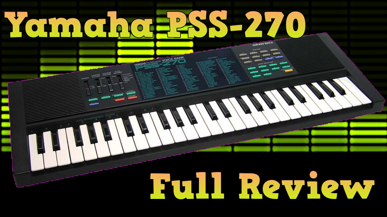 Полный обзор ретро-клавиатуры Yamaha PSS-270