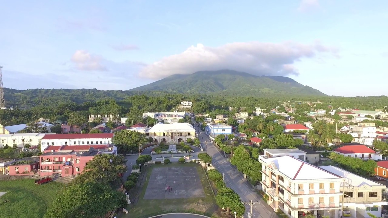 Raw aerial footage:  Town of Basco Batanes